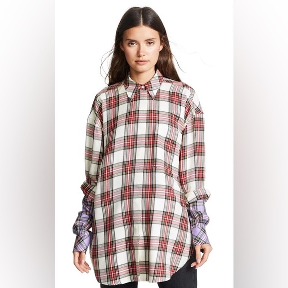 Pushbutton plaid shirt - Picture 2 of 2